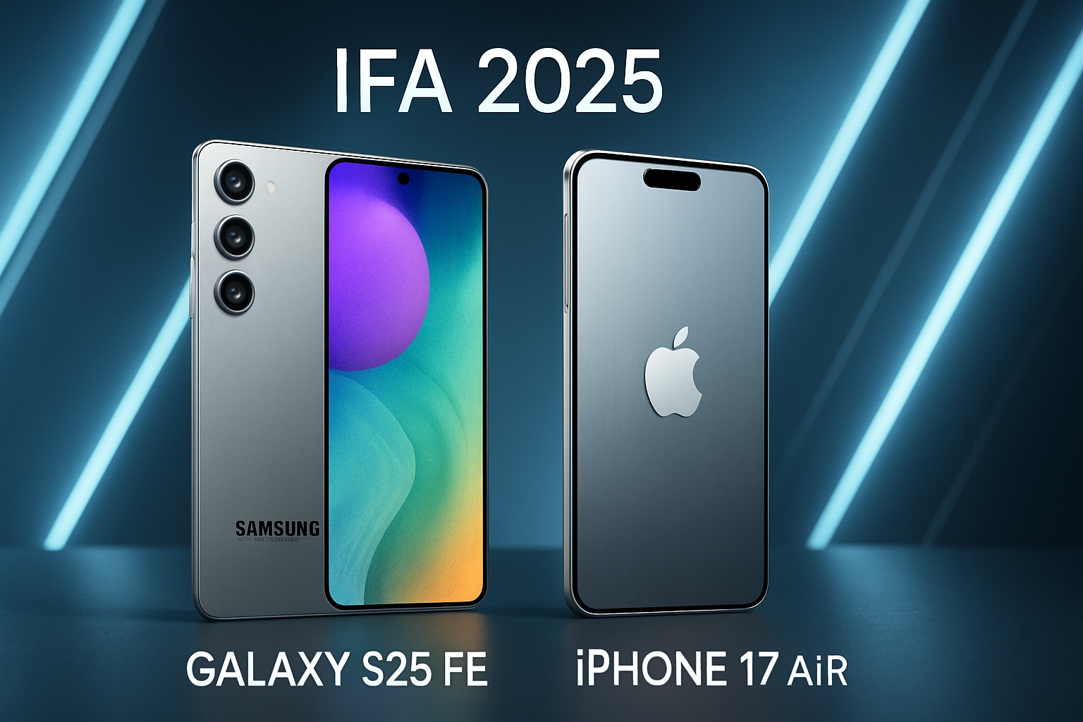 Slim Is In: Samsung Galaxy S25 FE Debuts as IFA 2025 Spotlight While iPhone 17 Air Thin-Design Buzz Builds