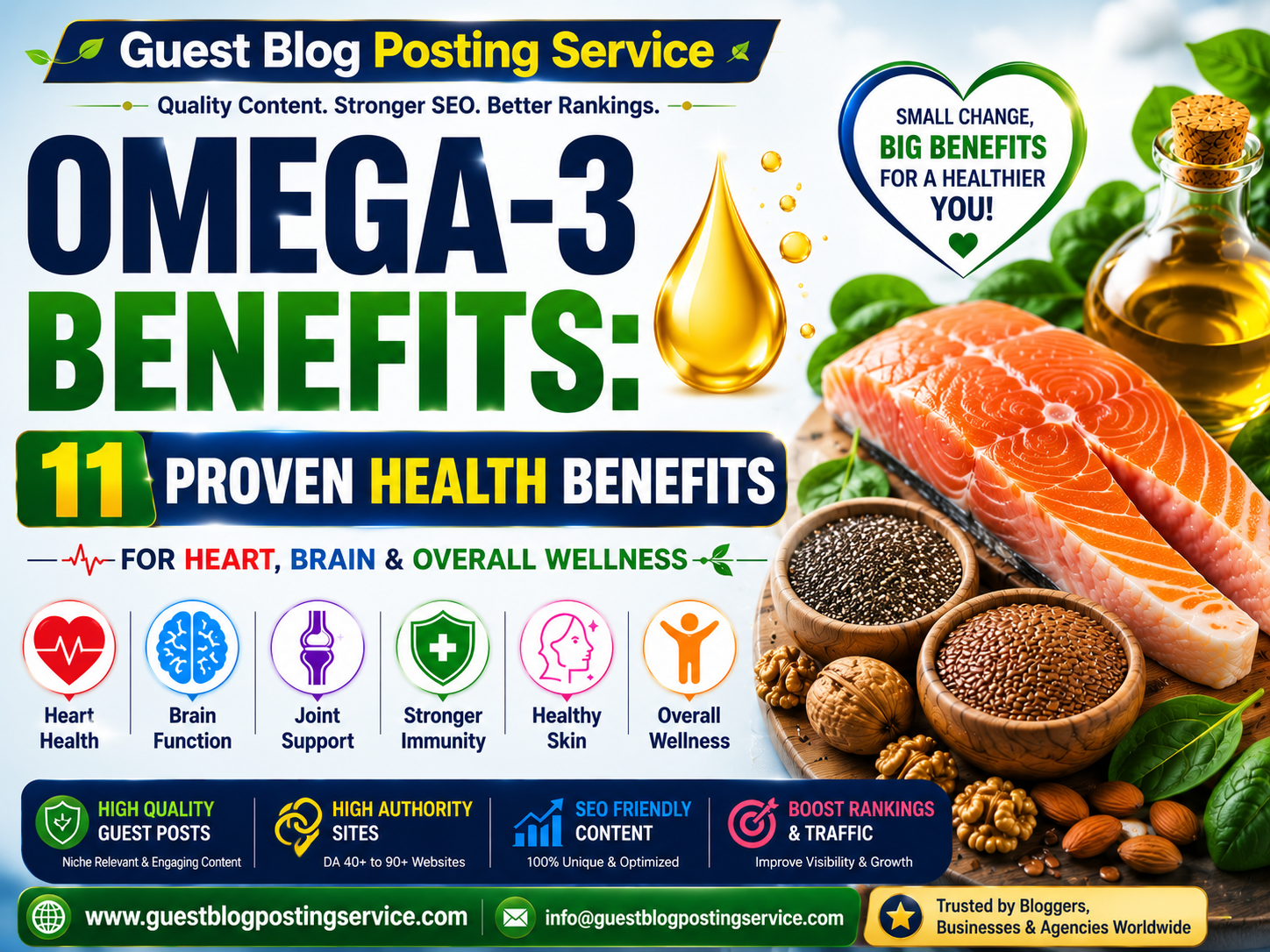 Omega-3 Benefits: The Complete Guide to Better Health, Brain Function & Heart Wellness