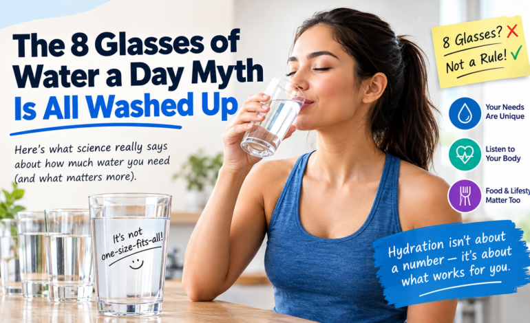 The 8 Glasses of Water a Day Myth: How Much Do You Need?